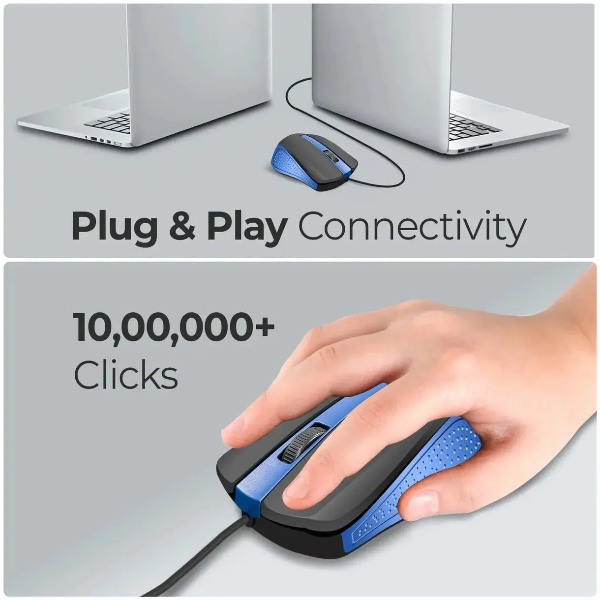 Foxin USB Mouse Blue (Glance) view 5